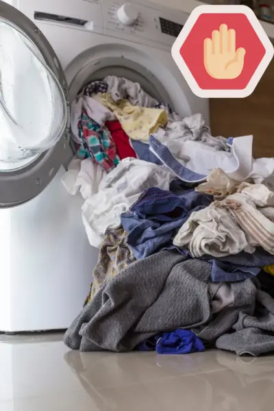 Avoid Overloading your washing Machine